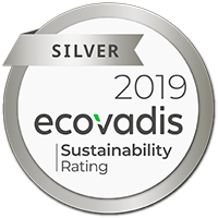 EcoVadis Silver 2019 sustainability seal
