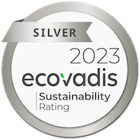 EcoVadis Silver 2021 sustainability seal